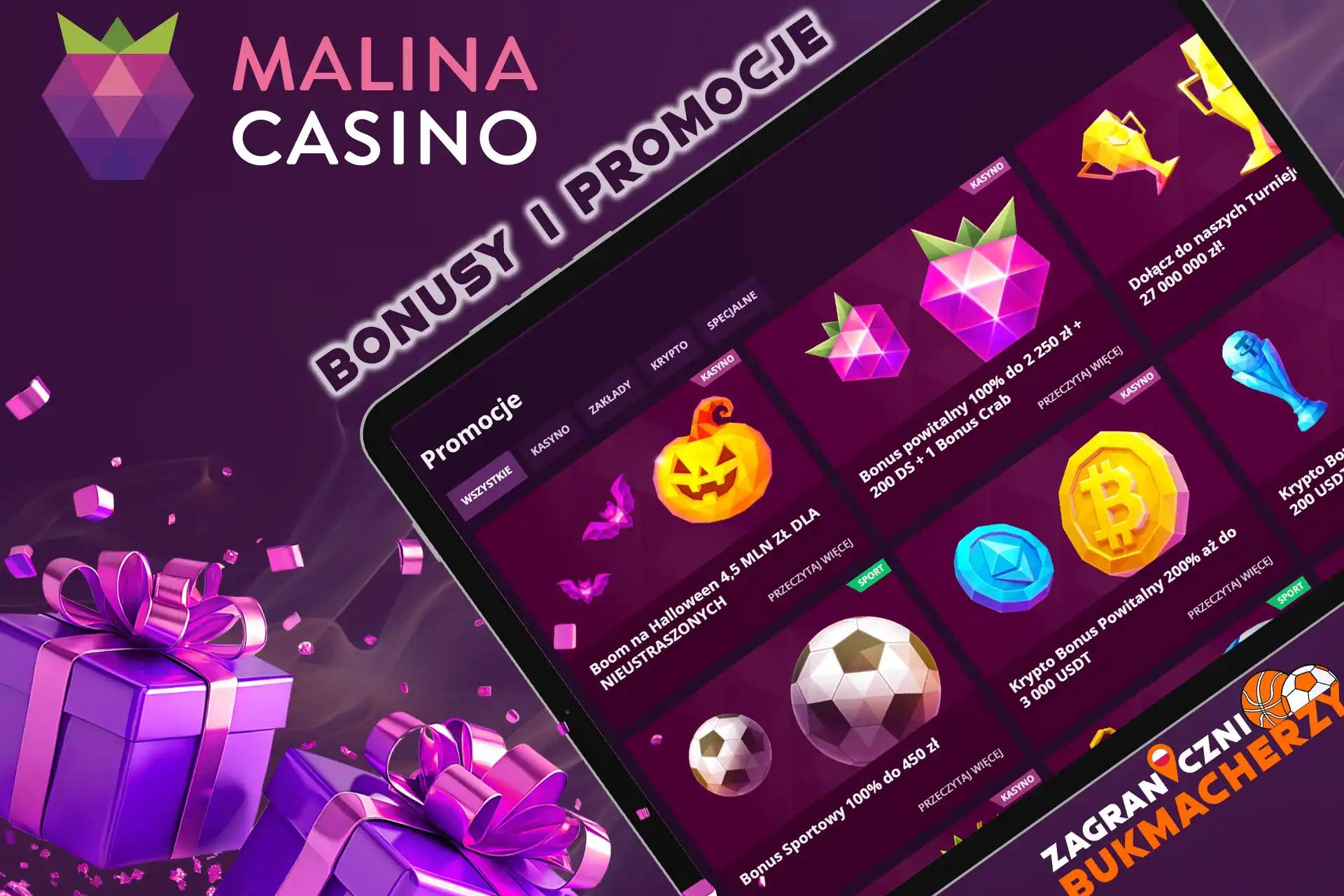 Zdobądź mnóstwo bonusów kasynowych